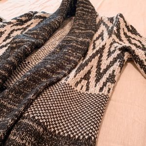 Chunky Black/Off-White Sweater